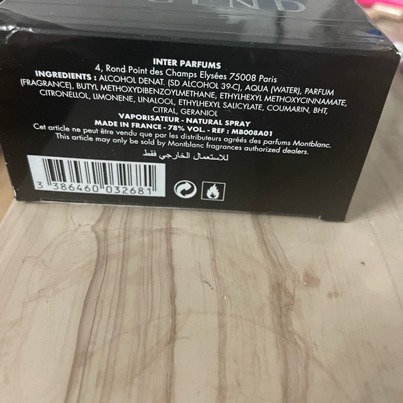 NWT Mont BLanc Legend 3.3 FL.OZ - Picture 3 of 3